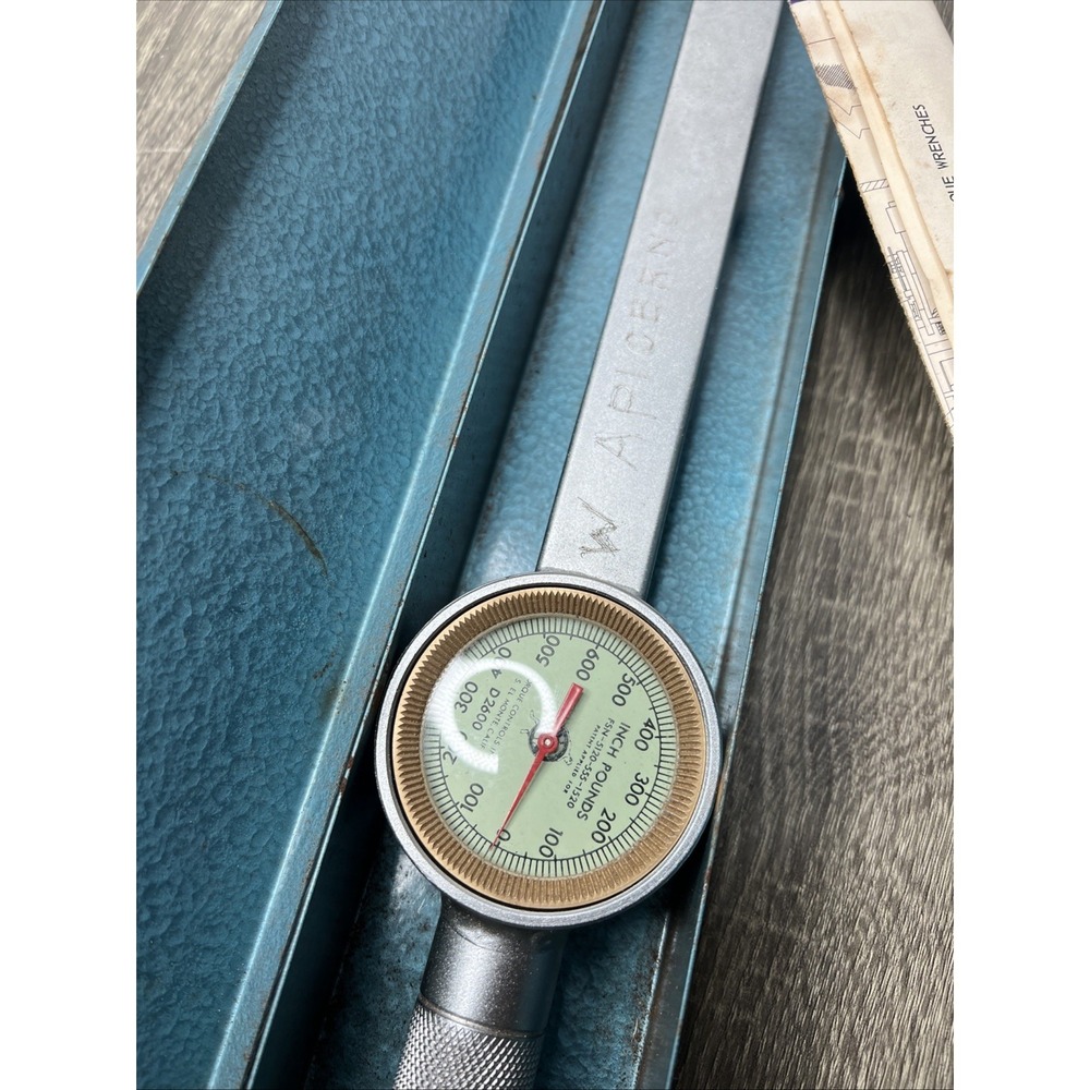 Torque Controls TCI D2600 Dial Torque Wrench 3/4" Drive 0-600 Ft/lbs USA Made - Picture 5 of 9